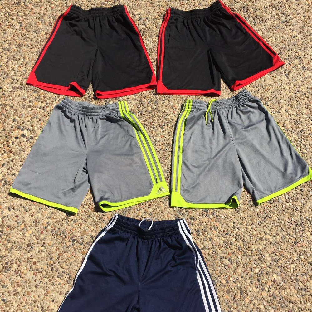 Boy's Adidas 10-12 shorts (lot of 5)